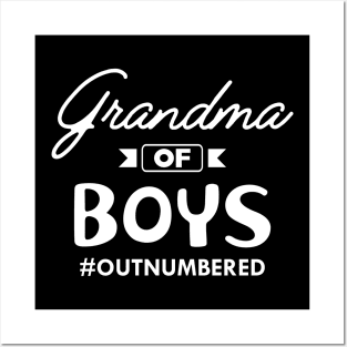 Grandma of boys #outnumbered Posters and Art